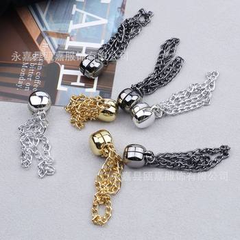 Chain Trouser Legs Anti-Mopping Magnetic Buckle Cuffs Fixed Magnet Buckle Seam-Free Trouser Legs Long and Shortening Artifact Magnetic Buckle