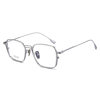 Pure Titanium Glasses Frame Ultra-Light 98468 Japanese Style Style Frame Retro Myopia Glasses Frame Flat Mirror Factory Wholesale