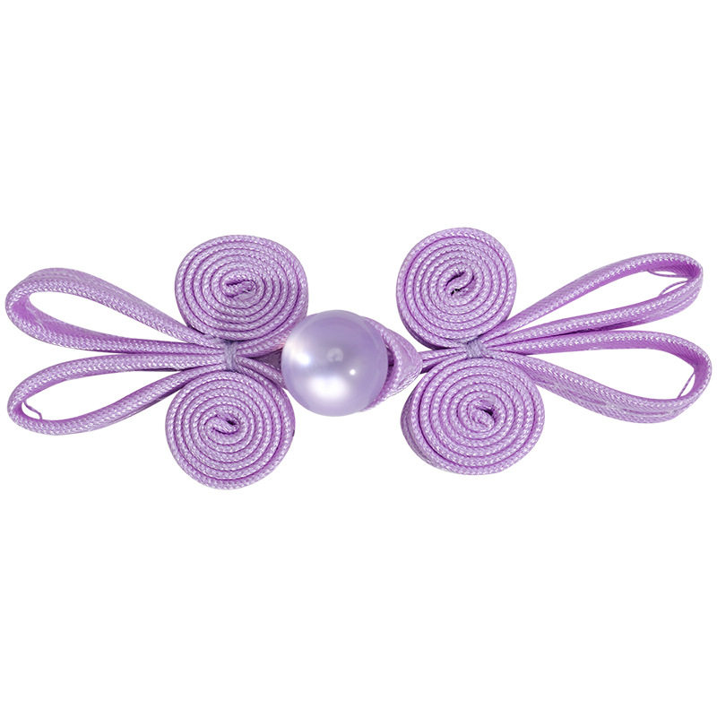 Hengmeihe Class B cheongsam jade beads rabbit ear buckle button new Chinese hand-woven button Hanfu decorative accessories