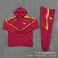 Manchester united windbreaker suit white