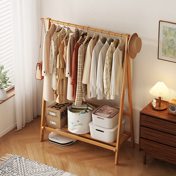 Hotel Clothes Rack Bedroom Home Room Simple Coat Rack Floor-Standing Clothes Rack Clothes Storage Rack Drying Rack