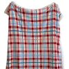 Retro Plaid Milk Velvet Blanket Thick Warm Office Nap Throw Sheep Fleece Shawl Blanket Wholesale