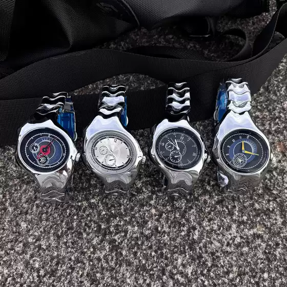 Authentic Y2K Original Non-Mechanical Watch, Twisted Retro Fashion Vintage High-End Niche Quartz Wristwatch