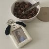 Cartoon Puppy Plush Card Holder Ins Style Polaroid Idol Card Holder Keychain Card Access Card
