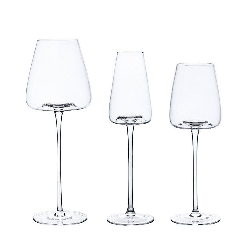 Douyin Concave Bottom Red Wine Glass Crystal Glass Bordeaux Burgundy Tall Champagne Glass White Wine Spot Wholesale