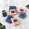 Spot wholesale pink jewelry box cover ring earrings necklace earring box solid color jewelry box