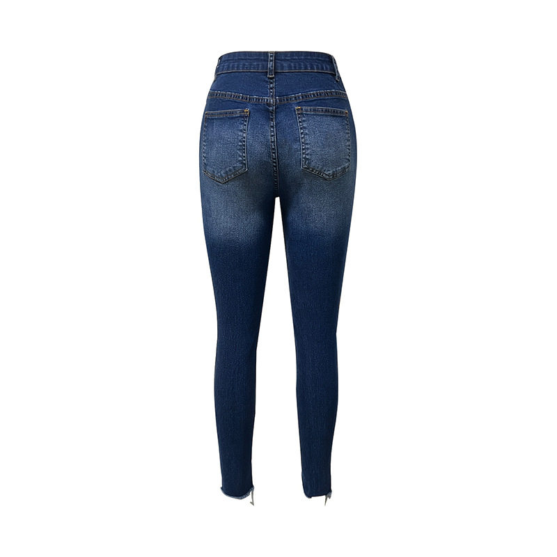 Womens Ripped Stretch Denim Jeans High Waist Casual Fit Trendy Style Perfect for Everyday Wear Ready to Ship