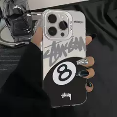 Billiards Black 8 Is Suitable for Apple 16 Pro, Fun 17 Pro Max Phone Case, 15 European and American Style, 14/13 Niche, 12