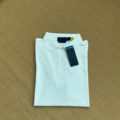 White (navy blue label)