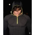 Black-yellow zipper without logo