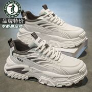 Ouren Woodpecker Genuine Soft-Soled Men's Shoes 2025 Versatile Hollow-Out Youth Sports Shoes Breathable Anti-Odor Mesh Shoes