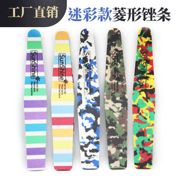 sunshine joint venture Diamond Sponge file nail tools nail polishing strip nail file camouflage carving grinding strip