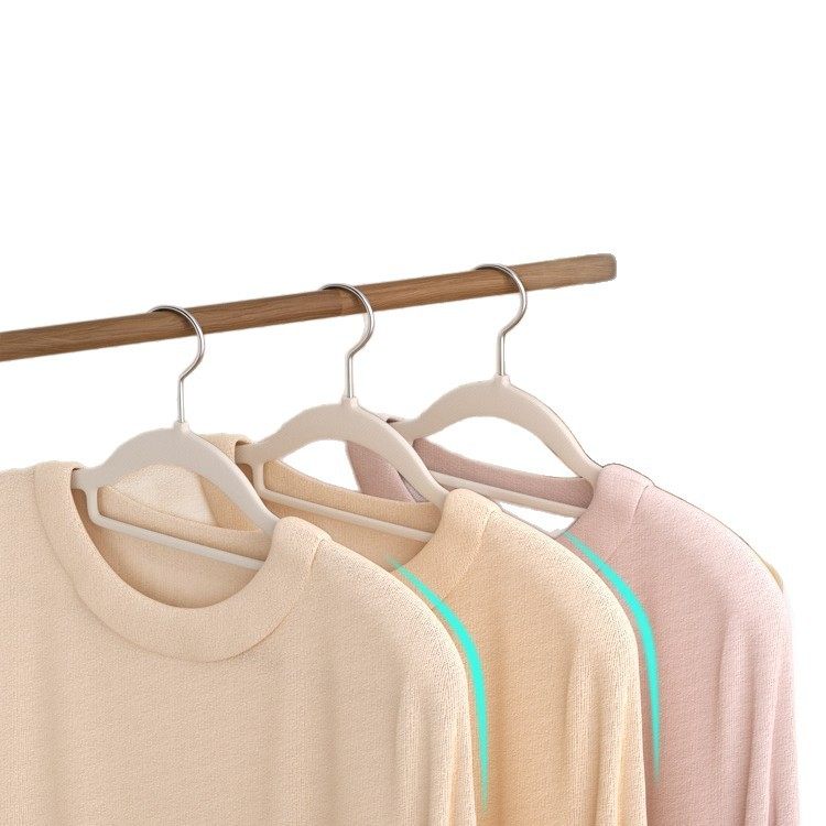 Clothes Hanger for Home Use, Non-Marking, Anti-Shoulder Crease, Clothes Support for Drying Clothes Without Bagging, Non-Slip Garment Rack Hanger