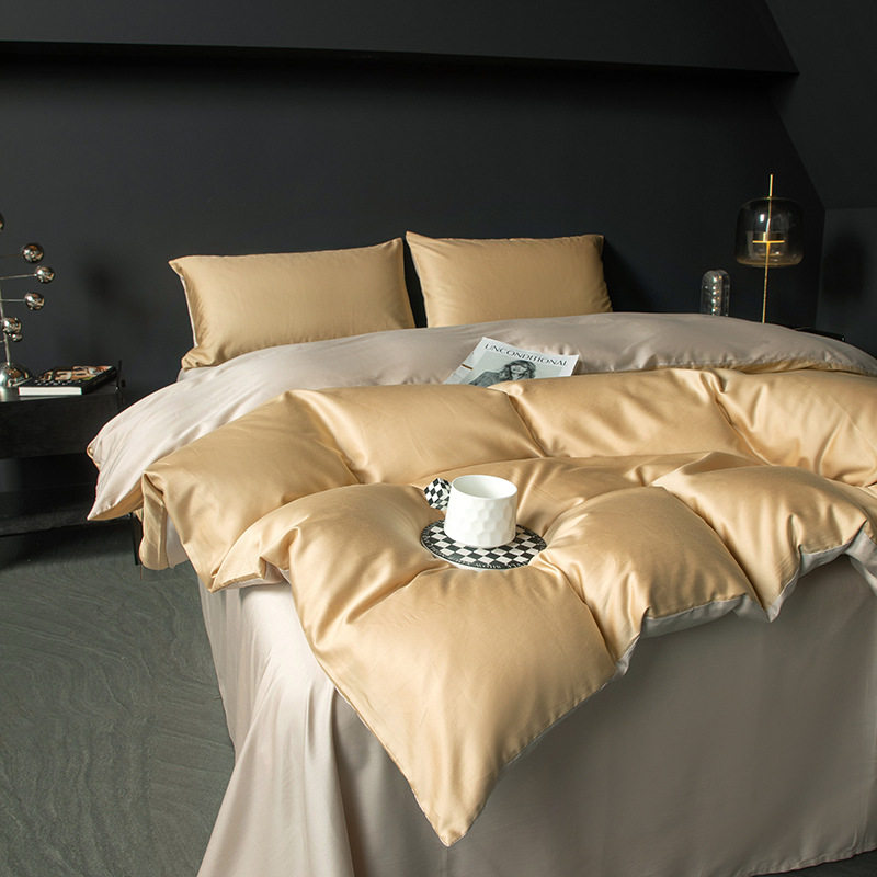 Big Sale Satin Pure Cotton Four-Piece Set with Slight Defects Category a Maternal and Infant Grade Xinjiang Long-Staple Cotton Bed Sheetss Four-Piece Set with Slight Defects