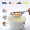 304 stainless steel egg white separator household kitchen baking tools egg yolk protein separator egg liquid filter
