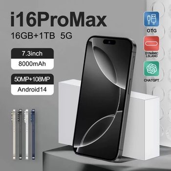 Cross-Border I16Promax Android Smartphone 6.73-Inch 4g Full Network 3+64Gb Mobile Phone Foreign Trade Wholesale