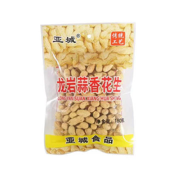 Fujian Longyan Yacheng 180g Five-spice Flavor Bagged Shelled Peanuts Nuts Roasted Seeds and Nuts Wholesale