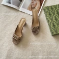 Brown embroidery 6cm