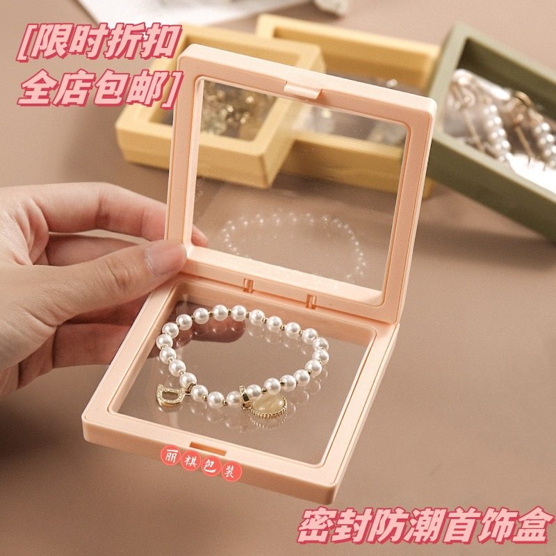 PE Film Transparent Suspension Packaging Jewelry Box Badge Commemorative Coin Watch Handstring Box Wear Armor Suspension Storage