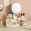 New Multi-functional Cosmetic Storage Box Desktop Dressing Table Cosmetic Mirror Skin Care Products Storage Rack Lipstick Storage Box