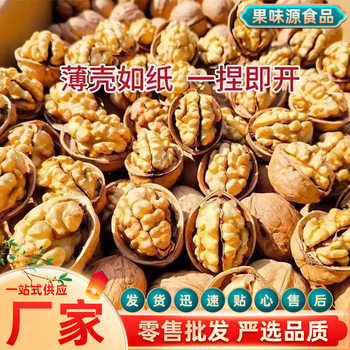 Walnut Thin-Skinned New Arrival Original Xinjiang Thin-Skinned Bulk Paper-Skinned Raw Large Walnuts for Pregnant Women Nuts and Dried Fruits