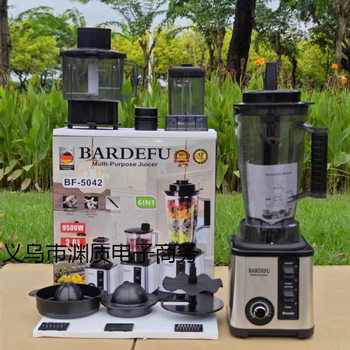 Cross-Border New 3L6In1Blender Commercial Stainless Steel High-Power Pure Copper Blender Ice Crushing Juicer