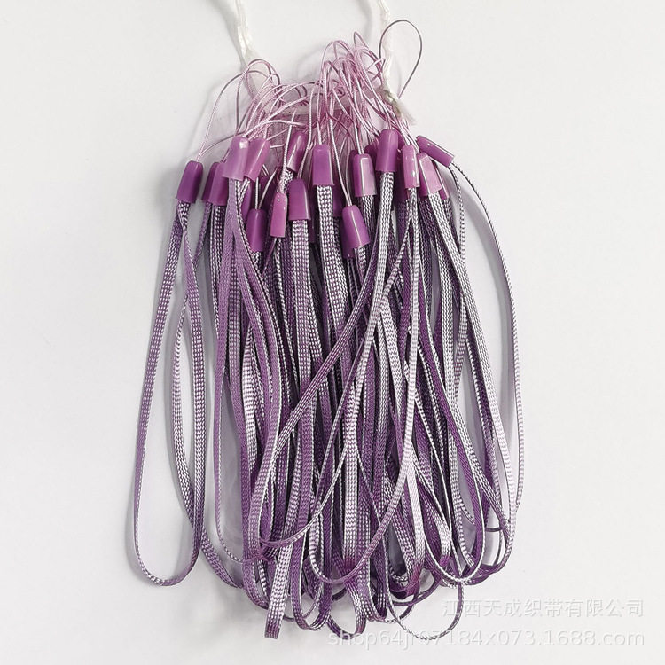 Manufacturers sell in stock short nylon mobile phone lanyard pine rope a large number of in stock supply rapid delivery