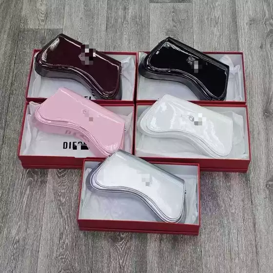Niche New Bag 2025 Solid Color Underarm Fashion High-End Versatile Commuter Crossbody Handbag Shoulder Bag with Box