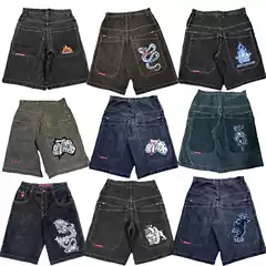 Jnco Shorts Crown Flame