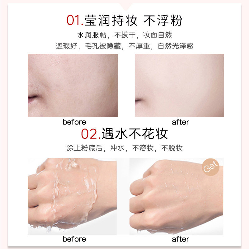 Weimeixiu Seamless Concealer Highlighting Foundation Cream Concentrated Liquid Foundation Makeup Artist for Children's Stage Makeup Opera Men