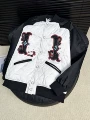 23 white (logo embroidered cotton jacket)