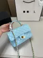 Blue gold buckle