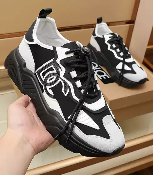 Men's Chunky Sneakers 2025 Spring Trendy Retro Casual Shoes - Breathable Comfortable Thick Sole