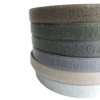 Gray and White Clothing Velcro Paste Wholesale 6 Points 1inch Hook Surface 3cm 2inch Medium Gray Brown Self-Adhesive