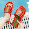 2025 Metallic New Crayfish Beach Slippers Creative Alien Slippers Funny Slippers Wholesale