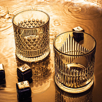 Whiskey Glass Ins European Household High-End Glass Wine Glass Creative Beer Glass Popular Bar Set Wholesale