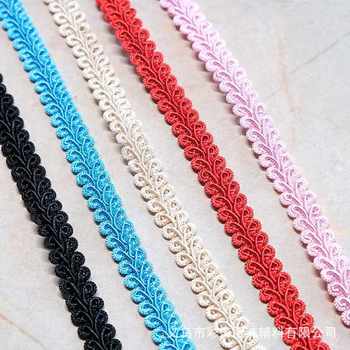 In stock 1.2cm herringbone edge centipede lace clothing home textile accessories lace craft decorative edge one card 13 m