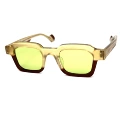 Translucent yellow-green