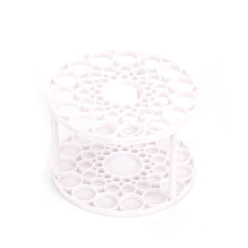 Desktop Cosmetic Rack Lipstick Cosmetic Brush Storage Dressing Table Finishing Storage Box Plastic Brush Holder Pen Holder