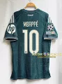 2627 real madrid away custom jersey #10 with champions league armband
