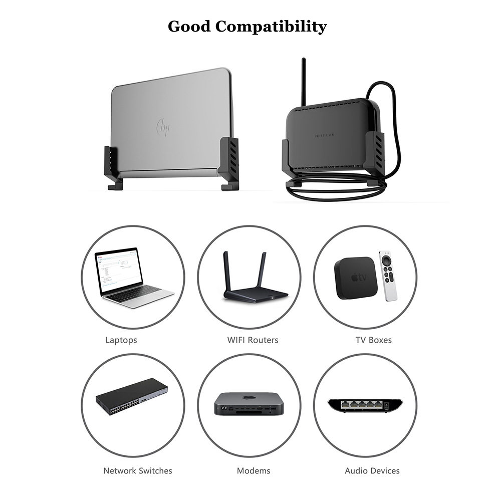 Cross-border new product is suitable for Apple MacBook double-sided tape or screw fixed laptop wall mount