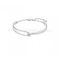 1 platinum knotted bracelet
