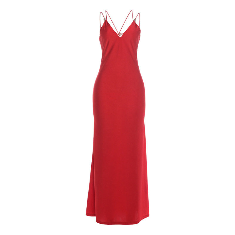 Summer Womens Dress Sexy Cross Back Design V Neck Bodycon Fit Perfect for Parties and Night Out Wholesale Available
