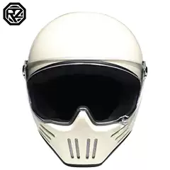Retro helmet men's Cruise full helmet Ghost Knight personality skull Four Seasons portable electric car