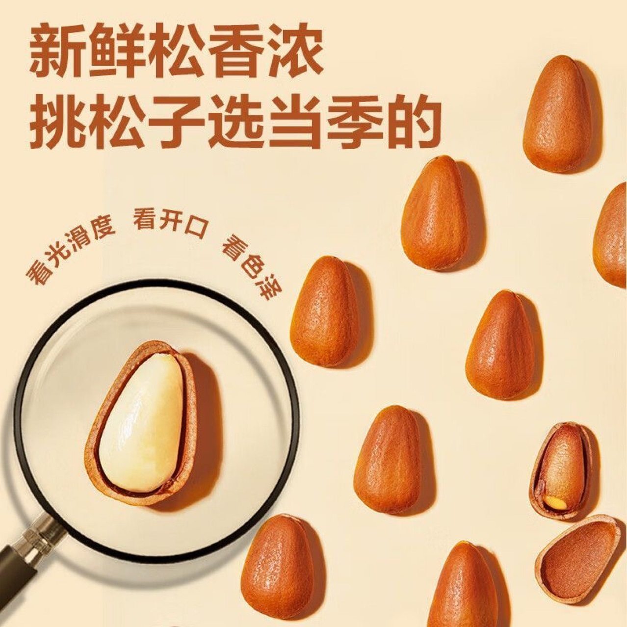 Bestore Changbai Mountain Pine Nuts 98g Hand-Peeled Open-End Northeast Pine Nuts Nuts and Dried Fruits Specialty Snacks Leisure Snacks