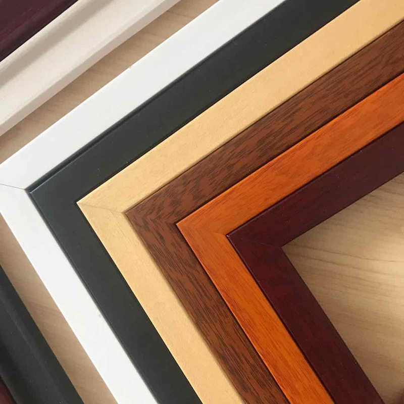 Custom made solid wood photo frame hanging wall puzzle poster photo frame painted solid wood frame