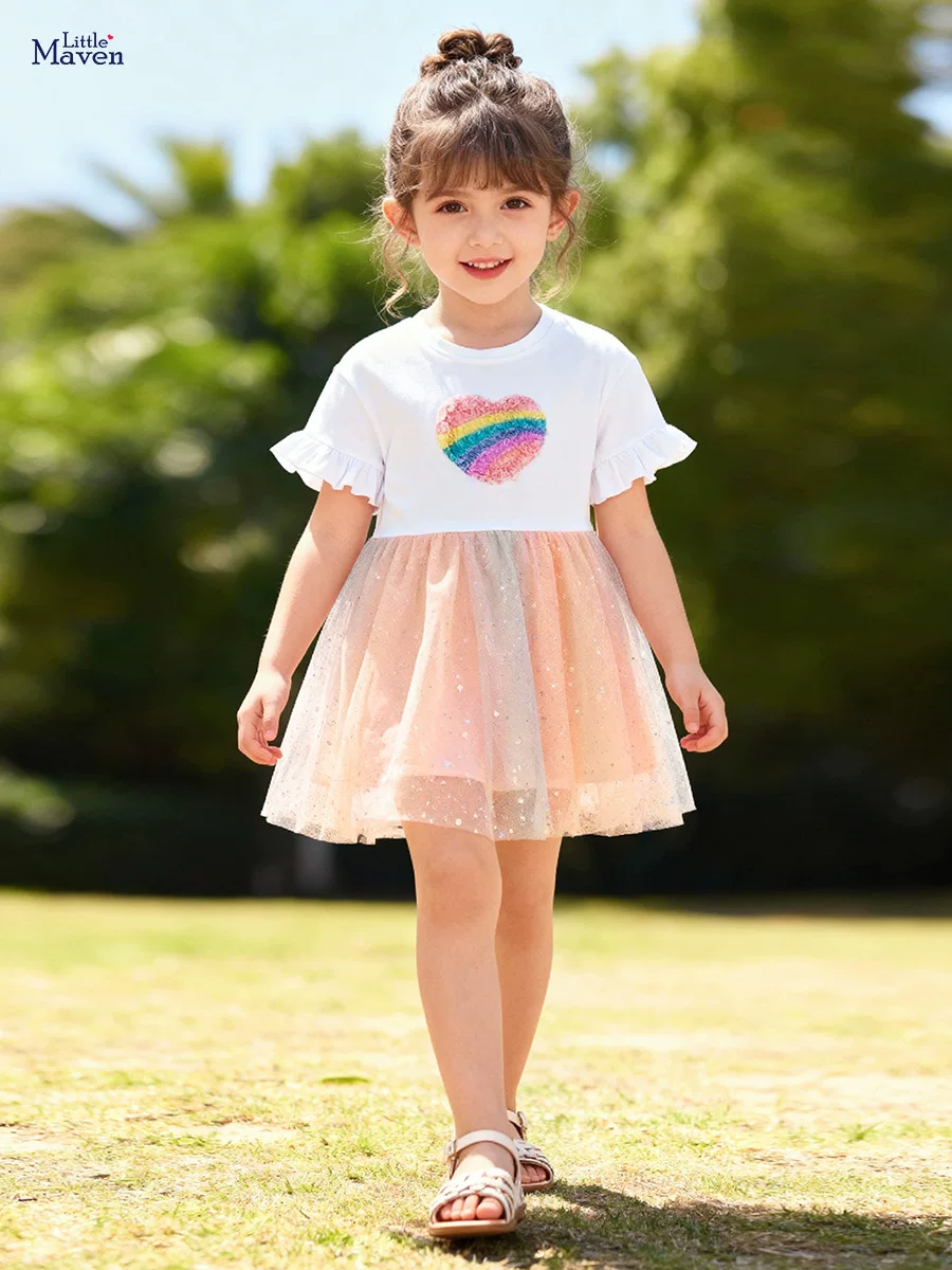 Wholesale Summer Girls' Tulle Dress, [Style] Cute Kids' Princess Dress