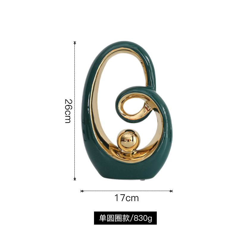 北欧欧式轻奢创意摆件家居饰品客厅电视柜酒柜装饰工艺品茶几摆设