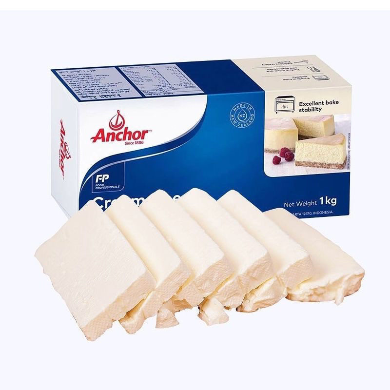 Cream Cheese 1kg Cheese Cheese Cream Cheese Block Household Basque Cake Baking Special Raw Material Cheese