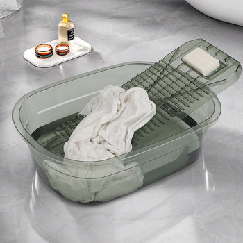 Xiaoguo Plastic Manufacturers Wholesale Large Accessible Luxury PET Washboard 3793 Thickeneded and Longed Non-slip Durable Washboard